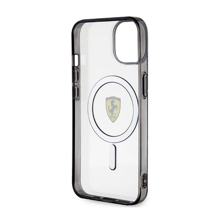 Ferrari Outline Magsafe - Etui iPhone 14 (Przezroczysty) (FEHMP14SURKT)