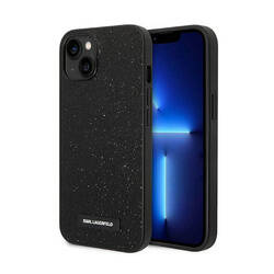 Karl Lagerfeld Glitter Plaque Logo - Etui iPhone 14 Plus (czarny) (KLHCP14MG2ELK)