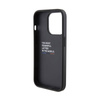 BMW Quilted Tricolor - Etui iPhone 15 Pro (czarny) (BMHCP15L22PVTK)