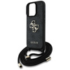 Guess 4G Big Logo Cord Strap Crossbody - Etui do iPhone 16 Pro Max (czarny) (GUHCP16XP4GMGCRK)