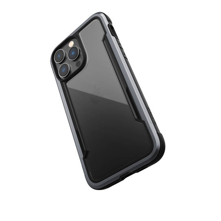 X-Doria Raptic Shield - Etui aluminiowe iPhone 14 Pro Max (Drop-Tested 3m) (Black) (494090)