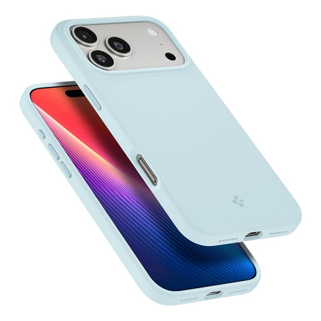 Spigen Silicone Fit Mag MagSafe - Etui do iPhone 17 Pro (Mute Blue) (ACS10338)