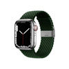 Crong Wave Band – Pleciony pasek do Apple Watch 44/45/46/49 mm (zielony) (CRG-44WAV-GRN)