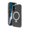 dbramante1928 Iceland Ultra D3O MS Kick - obudowa ochronna z podstawką do iPhone 16 kompatybilna z MagSafe przezroczysty (IUK1CL006292)