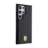 Ferrari Carbon Stitched Bottom - Etui Samsung Galaxy S24 Ultra (czarny) (FEHCS24LN3PUK)