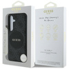 Guess 4G Round Patch Classic Logo MagSafe - Etui do Samsung Galaxy S25+ (czarny) (GUHMS25MP4PGRSGK)