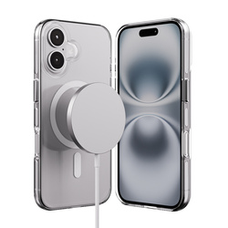 Crong Clear MAG Pro - Etui iPhone 16 MagSafe (przezroczysty) (CRGCLRMPIP1661WHT)