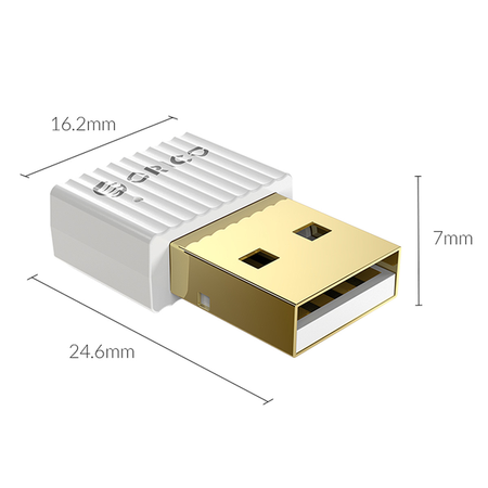 Orico adapter Bluetooth 5.0 USB-A biały (BTA-508-WH-BP)