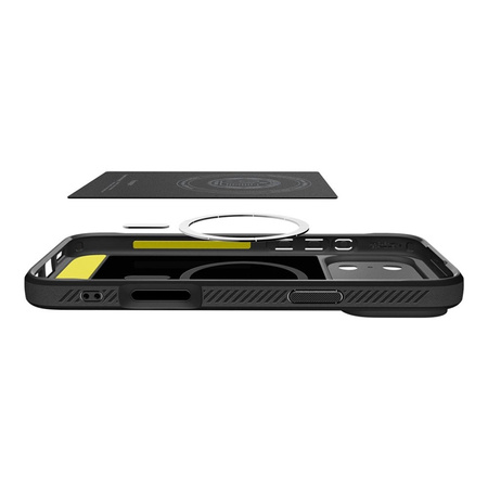 Spigen Rugged Armor Mag MagSafe - Etui do iPhone 17 Pro (Matte Black) (ACS10329)