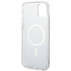 Guess Bundle Pack MagSafe 4G - Zestaw etui + ładowarka MagSafe iPhone 14 (czarny/złoty) (GUBPP14SH4EACSK)