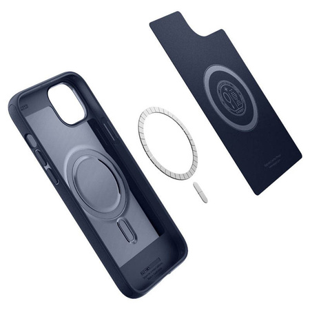 Spigen Mag Armor – Etui do iPhone 15 Plus / iPhone 14 Plus (Granatowy) (ACS04919)