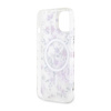 Guess Flower MagSafe - Etui iPhone 14 Plus (Przezroczysty) (GUHMP14MHCFWST)