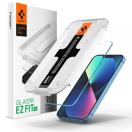 Spigen Glas.TR EZ Fit - Szkło hartowane do Apple iPhone 14 / iPhone 13 / iPhone 13 Pro (AGL03724)