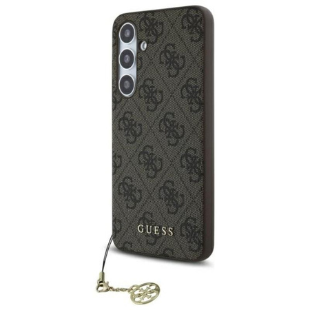 Guess 4G Charms Collection - Etui Samsung Galaxy S24 FE (brazowy) (GUHCS24FEGF4GBR)