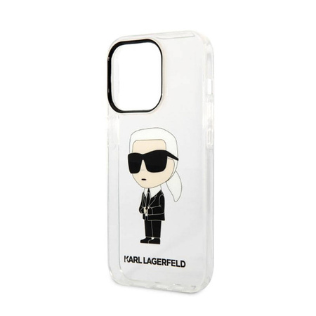 Karl Lagerfeld IML NFT Ikonik - Etui iPhone 14 Pro Max (przezroczysty) (KLHCP14XHNIKTCT)