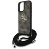 Guess 4G Big Logo Cord Strap Crossbody - Etui do iPhone 16 (brązowy) (GUHCP16SP4GMGCRW)