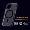 Cellularline Tetra Force Strong Guard Mag - Etui iPhone 15 Pro MagSafe z powłoką MICROBAN (przezroczysty) (TETRACMAGIPH15PROT)