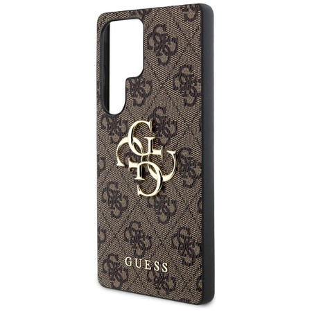 Guess Big 4G Logo Classic Logo - Etui do Samsung Galaxy S25 Ultra (brązowy) (GUHCS25L4GMGBR)