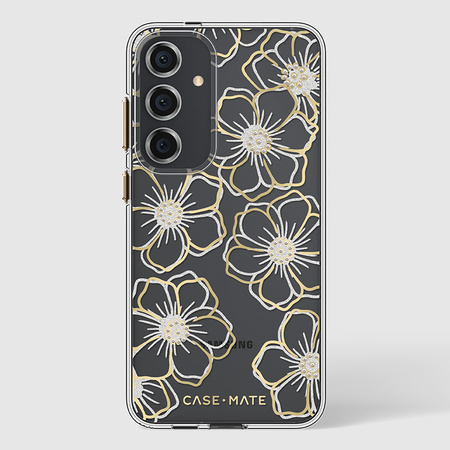 Case-Mate Floral Gems - Etui Samsung Galaxy S24+ (Gold) (CM053434)
