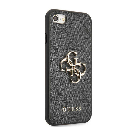 Guess 4G Big Metal Logo - Etui iPhone SE (2022/2020) / 8 / 7 (szary) (GUHCI84GMGGR)