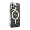 Guess 4G MagSafe - Etui iPhone 13 Pro (Czarny) (GUHMP13LH4STK)