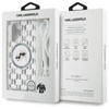 Karl Lagerfeld IML Crossbody Monogram Karl & Choupette Head MagSafe - Etui iPhone 16 (przezroczysty) (KLHMP16SHCKCKLCT)