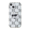 Karl Lagerfeld IML Choupette Head & Monogram - Etui iPhone 15 / 14 / 13 (przezroczysty) (KLHCP15SHKLPCHT)