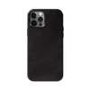Crong Essential Cover - Etui ze skóry ekologicznej iPhone 12 Pro Max (czarny) (CRG-ESS-IP1267-BLK)
