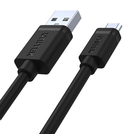 Unitek Mobile Kabel Przewód microUSB-USB 2.0 1m (Y-C451GBK)