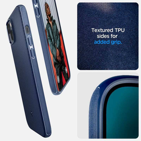 Spigen Mag Armor – Etui do iPhone 15 Plus / iPhone 14 Plus (Granatowy) (ACS04919)