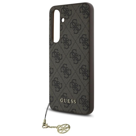 Guess 4G Charms Collection - Etui Samsung Galaxy S24 FE (brazowy) (GUHCS24FEGF4GBR)