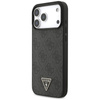 Guess 4G Strap Triangle Logo MagSafe - Etui do iPhone 17 Pro Max (czarny) (GUHMP17XP4TSDPPSK)
