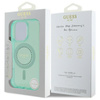 Guess IML Rhinestones MagSafe - Etui iPhone 16 Pro Max (zielony) (GUHMP16XPFTDTEN)