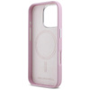 Karl Lagerfeld Saffiano Full Wrapped Elongated Metal Logo MagSafe - Etui do iPhone 16 Pro Max (różowy) (KLHMP16XPSAFWMCP)