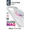 Cellularline Gloss Mag - Etui iPhone 15 Pro Max MagSafe (przezroczysty) (GLOSSMAGIPH15PRMT)