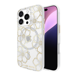Case-Mate Floral Gems MagSafe - Etui iPhone 16 Pro (Gold) (CM054416)