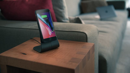 XVIDA Fast Charging Desk Stand - Ładowarka bezprzewodowa z uchwytem magnetycznym, aluminium (QC 2.0) (FCDST-01B-EU)
