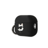 Karl Lagerfeld Silicone NFT Choupette Head 3D - Etui AirPods Pro 2 (czarny) (KLAP2RUNCHK)