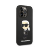 Karl Lagerfeld Silicone NFT Ikonik - Etui iPhone 14 Pro Max (czarny) (KLHCP14XSNIKBCK)