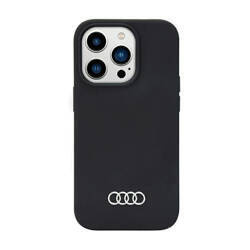 Audi Silicone Case - Etui iPhone 14 Pro Max (Czarny) (AU-LSRIP14PM-Q3/D1-BK)