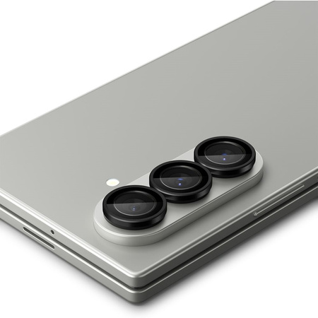 Spigen Optik Pro HD GLAS.TR EZ Fit Camera Protector 2-Pack - Szkło ochronne na obiektyw do Samsung Galaxy Z Fold 7 (2 szt)(Czarny) (AGL09581)