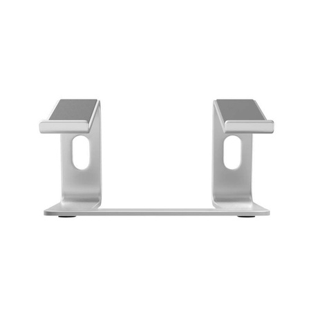 Crong AluBench – Aluminiowa podstawka do laptopa (srebrny) (CRG-ALUBN-SLV)