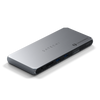 Satechi Thunderbolt 4 Docking Station Stacja dokująca TB4 (3.5mm audio in/out, czytnik kart SD 4.0/UHS-II, 2x USB-A 3.2, 2x HDMI 2.0 DisplayLink, 1x Ethernet, 3x TB4 downstream, DC/21V - zasilacz 180 W w zestawie, 96W space gray ST-DT4MDM-EU