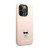 Karl Lagerfeld Choupette Body - Etui iPhone 14 Pro (jasnoróżowy) (KLHCP14LSLCTPI)