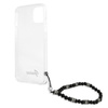 Guess Black Pearl Strap - Etui iPhone 13 Mini (przezroczysty) (GUHCP13SKPSBK)