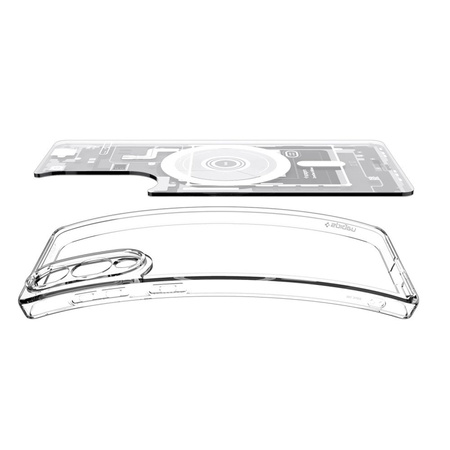Spigen Ultra Hybrid Mag MagSafe - Etui do Samsung Galaxy S25 Edge (Zero One White) (ACS09417)