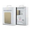 Guess Metal Script Logo MagSafe - Power Bank indukcyjny 3000 mAh 5W MagSafe (złoty) (GUPBM3ALGSGD)