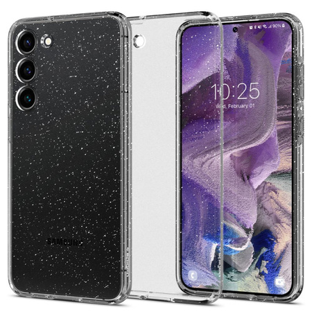 Spigen Liquid Crystal Glitter - Etui do Samsung Galaxy S23 (Przezroczysty) (ACS05710)
