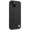BMW Silicone Signature Logo Magsafe - Etui iPhone 14 Plus (czarny) (BMHMP14MSLBLBK)