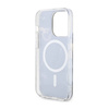 Guess Golden Marble MagSafe - Etui iPhone 14 Pro (Czarny) (GUHMP14LHTMRSK)